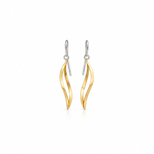 High Polish Silver Earrings in 925 Sterling Silver | E9332