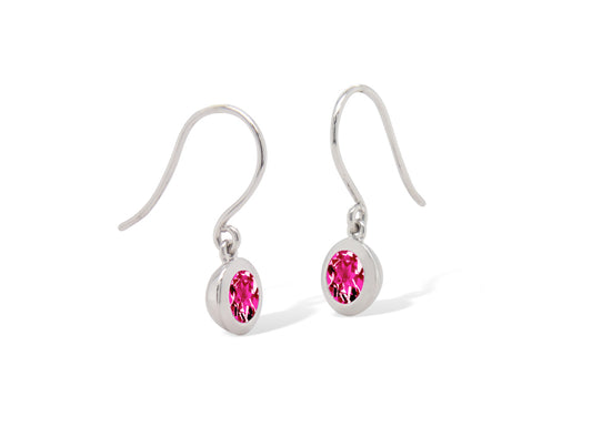 Amethyst and Iolite earrings in sterling silver by Joryel Vera, style E4113 - view 9