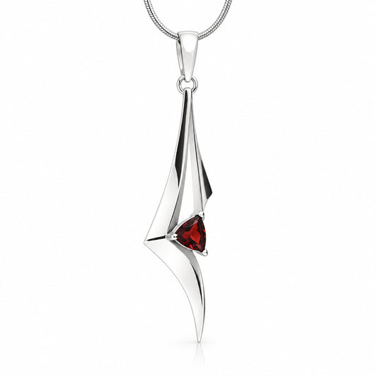 Amethyst and Blue Topaz pendant in sterling silver by Joryel Vera, style P7327 - view 2