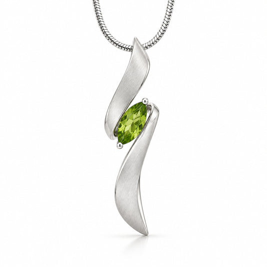 Amethyst and Blue Topaz pendant in sterling silver by Joryel Vera, style P7312 - view 3