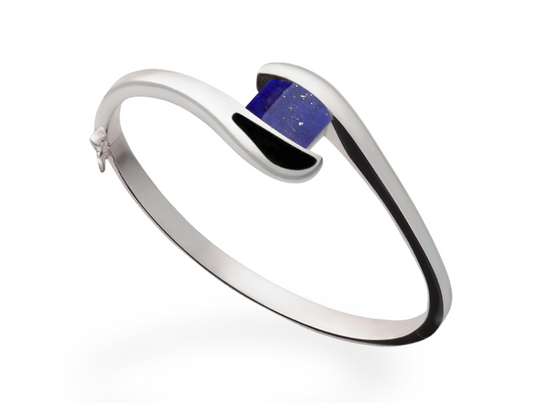 Amethyst and Blue Topaz bracelet in sterling silver by Joryel Vera, style B1740 - view 3
