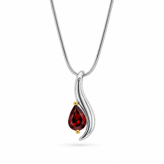 London Blue Topaz and Blue Topaz pendant in sterling silver by Joryel Vera, style P7310 - view 4