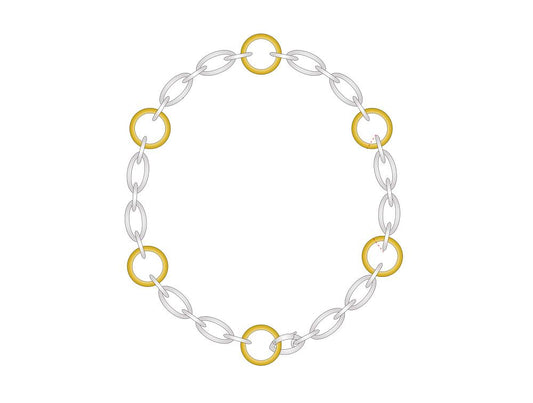 Sterling silver necklace by Joryel Vera, style N3431 - view 3