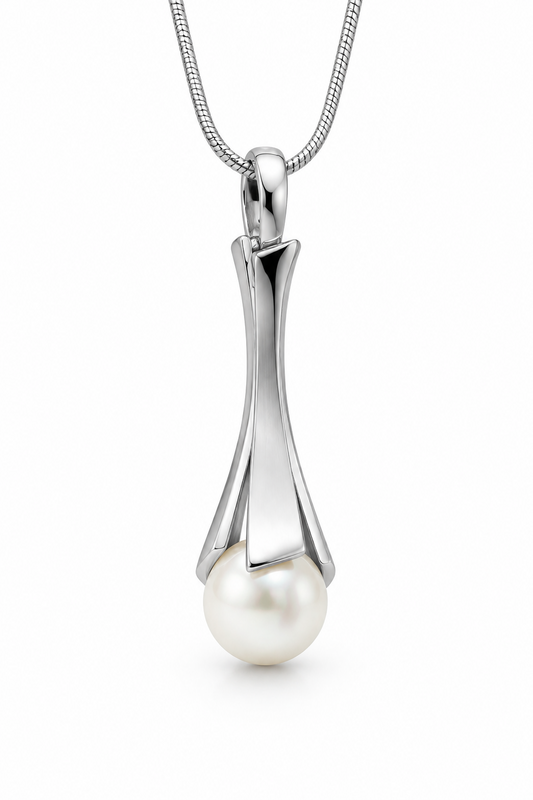 Pearl Pendant in 925 Sterling Silver | P6911