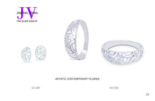 Load image into Gallery viewer, Sterling silver bracelet by Joryel Vera, style BA1005 - view 2