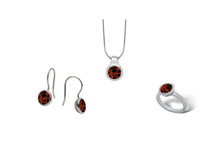 Load image into Gallery viewer, Amethyst and Blue Topaz jewelry set in sterling silver by Joryel Vera, style SET045 - view 4