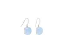 Load image into Gallery viewer, Blue Calcite and Rose Quartz earrings in sterling silver by Joryel Vera - view 2