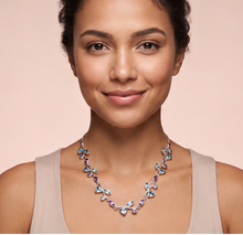 Load image into Gallery viewer, Multi Gemstone Necklace in 925 Sterling Silver | N2077