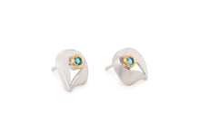 Load image into Gallery viewer, Amethyst and Blue Topaz earrings in sterling silver by Joryel Vera, style E9296 - view 3