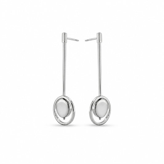 Silver &Gold Plated Earring E18819