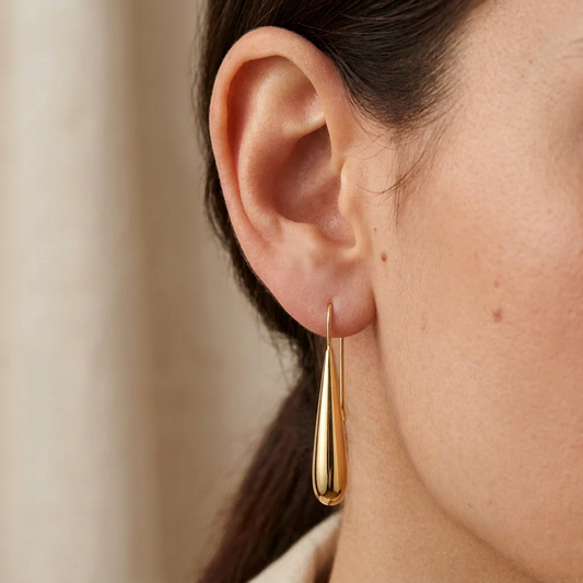 High Polish Earrings in 925 Sterling Silver | E21867