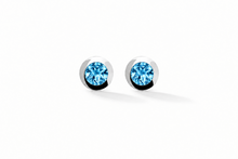 Load image into Gallery viewer, 4mm Gemstone Earrings in 925 Sterling Silver | E4110