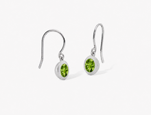 Load image into Gallery viewer, Amethyst and Iolite earrings in sterling silver by Joryel Vera, style E4113 - view 4