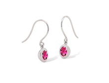 Load image into Gallery viewer, Amethyst and Iolite earrings in sterling silver by Joryel Vera, style E4113 - view 9