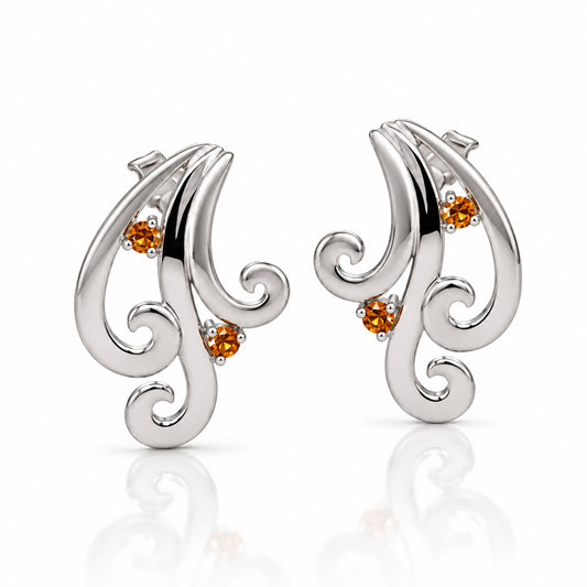 The Wind & Sea Earrings in 925 Sterling Silver | E7809