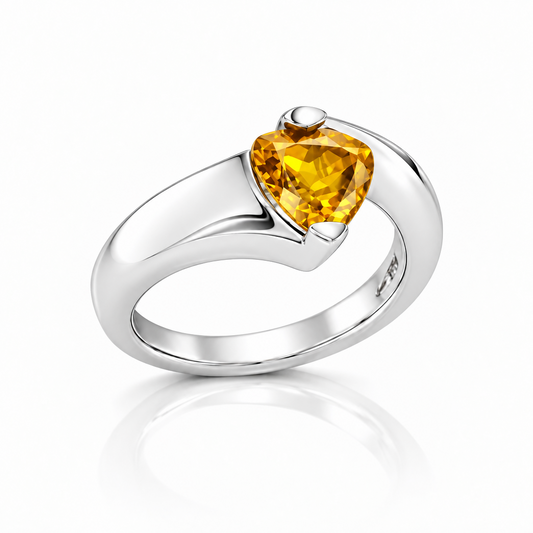Contemporary Gemstone Ring in 925 Sterling Silver | R6977