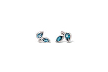 Load image into Gallery viewer, Garnet and Iolite earrings in sterling silver by Joryel Vera, style E4304 - view 2