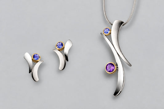 Sticks & Stones Collection Jewelry Set in 925 Sterling Silver | Set P27