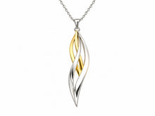 Load image into Gallery viewer, Two Tone Silver and Gold Pendant in 925 Sterling Silver | P7335