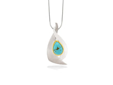 Load image into Gallery viewer, Amethyst and Citrine pendant in sterling silver by Joryel Vera, style P7365