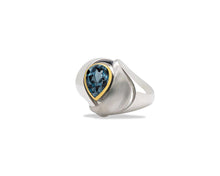 Load image into Gallery viewer, Citrine and Green Amethyst ring in sterling silver by Joryel Vera, style R6127 - view 3