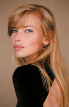 Load image into Gallery viewer, Black Onyx earrings in sterling silver by Joryel Vera, style E3915