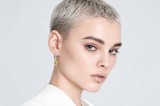 Sterling silver earrings by Joryel Vera, style E9858