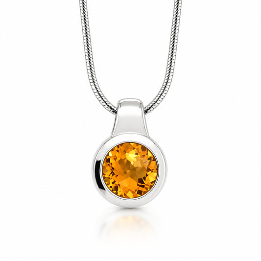 Amethyst and Blue Topaz pendant in sterling silver by Joryel Vera, style P6972 - view 4