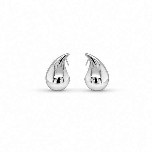 STERLING SILVER IN 14K GOLD PLATED EARRING E6565
