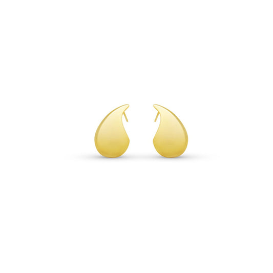 STERLING SILVER IN 14K GOLD PLATED EARRING E6565