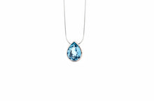 Load image into Gallery viewer, Sky Blue Topaz and Green Quartz pendant in sterling silver by Joryel Vera, style P6995