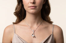 Load image into Gallery viewer, Modern Pearl Pendant in 925 Sterling Silver | P6715
