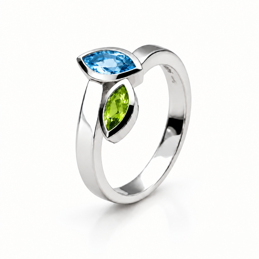 Marquise Gemstone Ring in 925 Sterling Silver | R3908