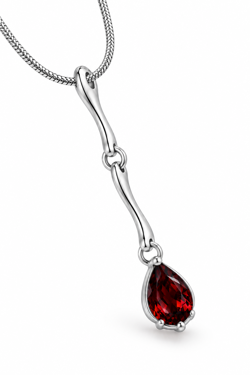 Simple Gemstone Pendant P4114