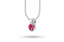 Load image into Gallery viewer, Amethyst and Blue Topaz pendant in sterling silver by Joryel Vera, style P6972 - view 10