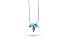 Load image into Gallery viewer, Sky Blue Topaz and Blue Topaz pendant in sterling silver by Joryel Vera, style P3842 - view 2