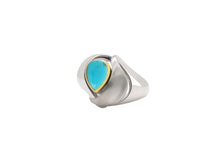 Load image into Gallery viewer, Citrine and Green Amethyst ring in sterling silver by Joryel Vera, style R6127 - view 2