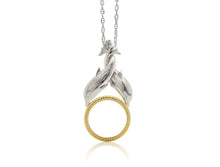 Load image into Gallery viewer, Pearl and Lapis Lazuli pendant in sterling silver by Joryel Vera, style P9089 - view 3