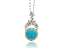 Load image into Gallery viewer, Pearl and Lapis Lazuli pendant in sterling silver by Joryel Vera, style P9089 - view 5