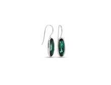 Load image into Gallery viewer, E5480 OVERSIZED OVAL GEMSTONE EARRING