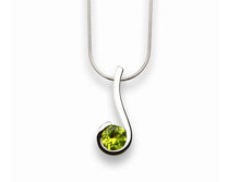 Load image into Gallery viewer, Amethyst and Garnet pendant in sterling silver by Joryel Vera, style P4242 - view 4