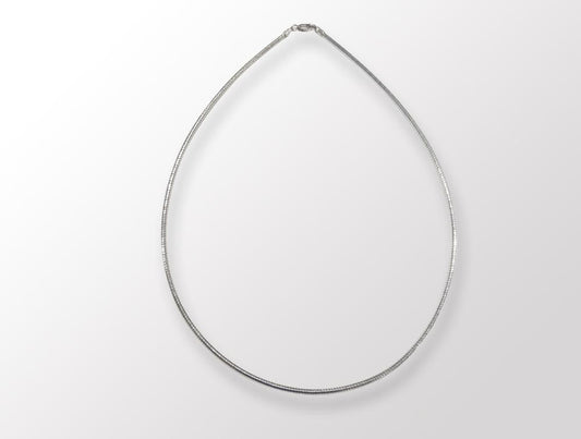 Sterling silver neck wire by Joryel Vera, style JV2817