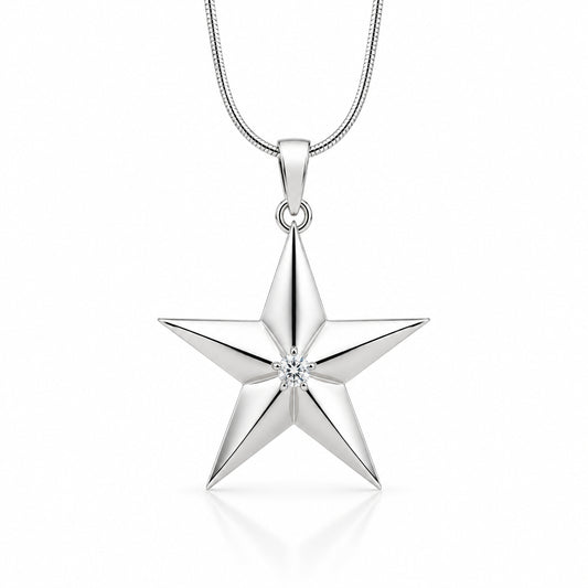 Black Diamond and Diamond pendant in sterling silver by Joryel Vera, style P7060 - view 2