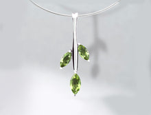 Load image into Gallery viewer, Amethyst and Blue Topaz pendant in sterling silver by Joryel Vera, style P6504
