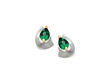 Load image into Gallery viewer, Amethyst and Blue Topaz earrings in sterling silver by Joryel Vera, style E9300 - view 2