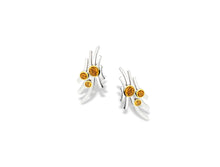 Load image into Gallery viewer, Amethyst and Blue Topaz earrings in sterling silver by Joryel Vera, style E9779 - view 6