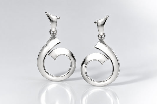 Sterling silver earrings by Joryel Vera, style E8450