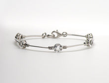 Load image into Gallery viewer, Amethyst and Blue Topaz bracelet in sterling silver by Joryel Vera, style B1111 - view 11