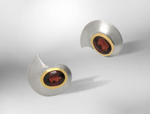 Load image into Gallery viewer, Amethyst and Blue Topaz earrings in sterling silver by Joryel Vera, style E9337 - view 4