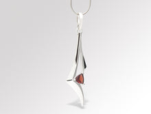 Load image into Gallery viewer, Amethyst and Blue Topaz pendant in sterling silver by Joryel Vera, style P7327 - view 2